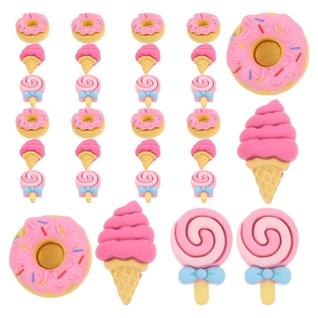 30pcs Resin Flat Back Lollipop Donut Ice Cream Cone Resin Imitation Sweets Accessories for Diy
30pcs Resin Flat Back Lollipop Donut Ice Cream Cone Resin Imitation Sweets Accessories for Diy