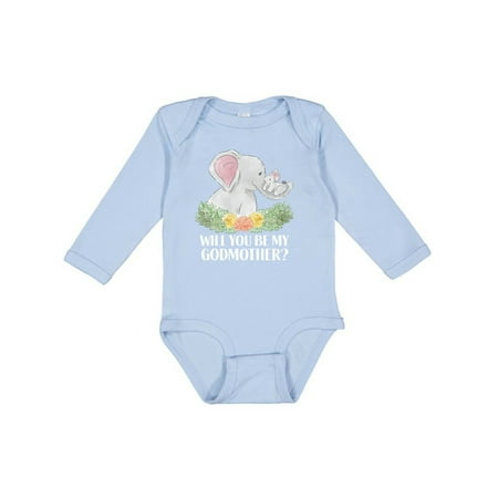 Inktastic Will You Be My Godmother Cute Elephants with Flowers Gift Baby Boy or Baby Girl Long Sleeve Bodysuit
Inktastic Will You Be My Godmother Cute Elephants with Flowers Gift Baby Boy or Baby Girl Long Sleeve Bodysuit