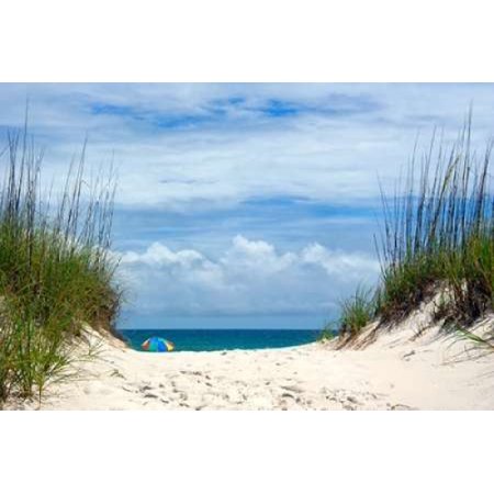 Posterazzi Beach Umbrella Canvas Art - David Liam Kyle (24 x 36)