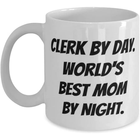 Love Mom 11oz 15oz Mug Clerk by Day. World s Best Mom by Night For Mother Present From Son Daughter Cup For Mom
Love Mom 11oz 15oz Mug Clerk by Day. World s Best Mom by Night For Mother Present From Son Daughter Cup For Mom