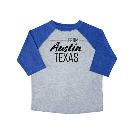 Inktastic From Austin Texas in Black Distressed Text Gift Toddler Boy or Toddler Girl T-Shirt
Inktastic From Austin Texas in Black Distressed Text Gift Toddler Boy or Toddler Girl T-Shirt