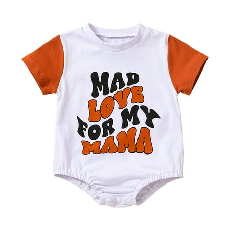 Toddler Baby Girls Climbing Clothes Mother S Day Short Sleeve Romper Latter Prints Summer Bodysuits For 0-6 Months
Toddler Baby Girls Climbing Clothes Mother S Day Short Sleeve Romper Latter Prints Summer Bodysuits For 0-6 Months