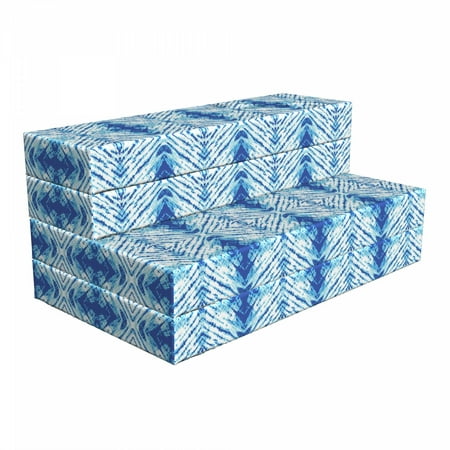 Psychedelic Foldable Mattress Grunge Hip Folk Design 78.7 x 47.2 Pale Blue and Royal Blue by Ambesonne
Psychedelic Foldable Mattress Grunge Hip Folk Design 78.7 x 47.2 Pale Blue and Royal Blue by Ambesonne