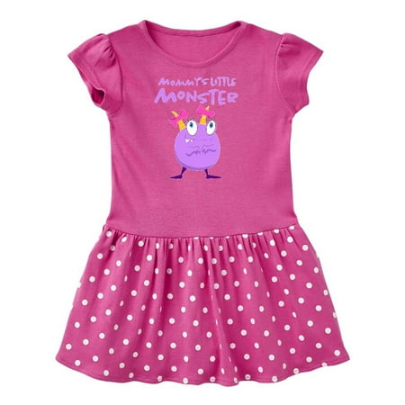 Inktastic Mommy s Little Monster Gift Toddler Girl Dress