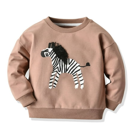 Hoodies For Boy Girl Infant Zebra Pattern Sweatshirt Toddler Long Sleeve Round Neck Loose Pullover
Hoodies For Boy Girl Infant Zebra Pattern Sweatshirt Toddler Long Sleeve Round Neck Loose Pullover