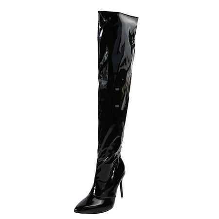 Mackneog Ladies Solid Color Bright Side Zipper Thin High Heel Over The Knee Boots Gift on Clearance
Mackneog Ladies Solid Color Bright Side Zipper Thin High Heel Over The Knee Boots Gift on Clearance