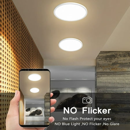DTLYH 12 Inch 3200LM Flush Mount LED Ceiling Lights Black 28W Slim Ceiling Light Fixture Round Day White 6000K Thin Round Flat Led Ceiling Light 120V Surface Mount LED Ceiling Light 300W
DTLYH 12 Inch 3200LM Flush Mount LED Ceiling Lights Black 28W Slim Ceiling Light Fixture Round Day White 6000K Thin Round Flat Led Ceiling Light 120V Surface Mount LED Ceiling Light 300W