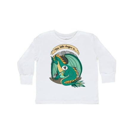 Inktastic Fourth Birthday This Little Dragon is 4 Gift Toddler Boy or Toddler Girl Long Sleeve T-Shirt
Inktastic Fourth Birthday This Little Dragon is 4 Gift Toddler Boy or Toddler Girl Long Sleeve T-Shirt