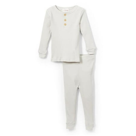 Sweet & Soft 2363822 Toddlers Long Sleeve Ribbed Pajamas Light Grey - Size 12-24M - Case of 24
Sweet & Soft 2363822 Toddlers Long Sleeve Ribbed Pajamas Light Grey - Size 12-24M - Case of 24