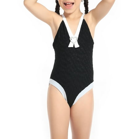 Mother and Daughter Bikini Family Matching V-neck Pleated Patchwork Summer Swimwear
