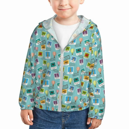 Lukts World Travel1 Print Children s Long-Sleeved Sun Protection Clothing Hooded Sweatshirts for Boys and Girls Outdoor Sports-2 Years
Lukts World Travel1 Print Children s Long-Sleeved Sun Protection Clothing Hooded Sweatshirts for Boys and Girls Outdoor Sports-2 Years