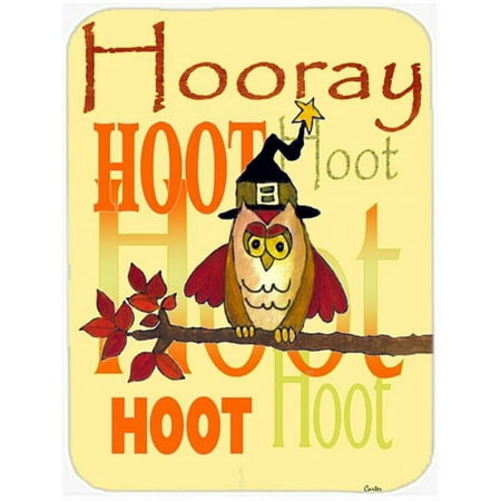 Hooray Hoot Hoot Owl Glass Cutting Board - Large