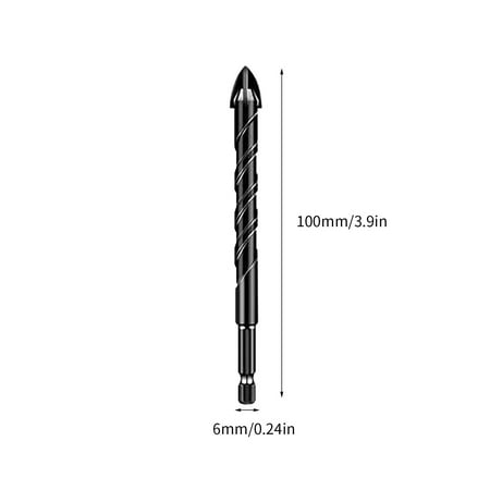 Staron Cross Four Blade Drill Bit Ceramic Tile Hexagonal Handle Brick Wall Cement Ceramic Perforated Drill
Staron Cross Four Blade Drill Bit Ceramic Tile Hexagonal Handle Brick Wall Cement Ceramic Perforated Drill