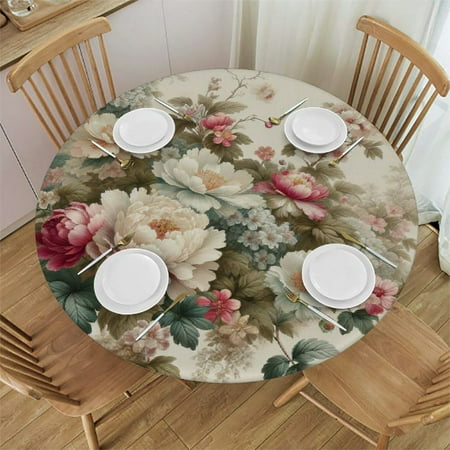 Sheronv Peonies Blossoms Cherry Blossoms Round Table Cover Stain Resistant Washable Indoor Outdoor Tablecloth Kitchen Dining Wedding Parties Waterproof 100% Polyester Fiber 31-35
Sheronv Peonies Blossoms Cherry Blossoms Round Table Cover Stain Resistant Washable Indoor Outdoor Tablecloth Kitchen Dining Wedding Parties Waterproof 100% Polyester Fiber 31-35