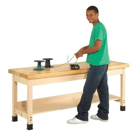 Wall Series Auxiliary Workbench (72 in. W x 32 in. H (202 lbs.) )