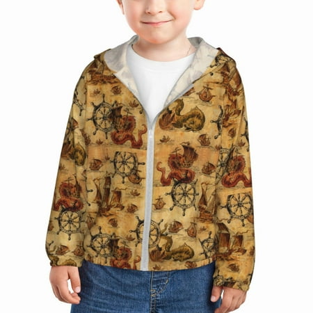 Lukts Vintag Ancient Sailboats Print Children s Long-Sleeved Sun Protection Clothing Hooded Sweatshirts for Boys and Girls Outdoor Sports-5 Years
Lukts Vintag Ancient Sailboats Print Children s Long-Sleeved Sun Protection Clothing Hooded Sweatshirts for Boys and Girls Outdoor Sports-5 Years