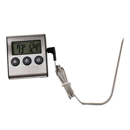 

HOMEMAXS Digital Barbecue Food Meat Thermometer for Cooking Grilling Smoking without Battery