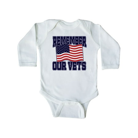 Inktastic Veteran Remember our Vets Gift Baby Boy or Baby Girl Long Sleeve Bodysuit
Inktastic Veteran Remember our Vets Gift Baby Boy or Baby Girl Long Sleeve Bodysuit
