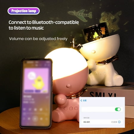Pebbuoy Star Projector LED Night Lamp with Remote Control Bluetooth-compatible 360-degree Rotation Ambient Lighting Projector Lamp
Pebbuoy Star Projector LED Night Lamp with Remote Control Bluetooth-compatible 360-degree Rotation Ambient Lighting Projector Lamp