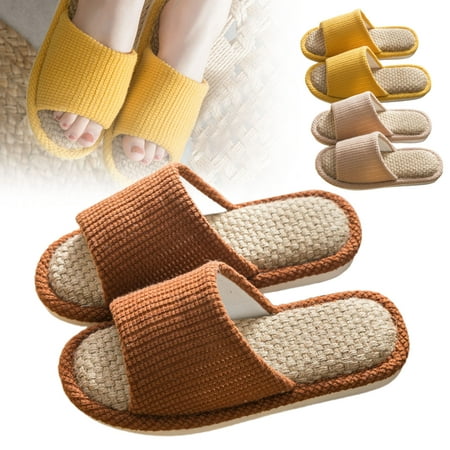 lizyue Women Linen Non-Slip Open Toe Breathable Comfort Indoor Slip On Flat Slippers
lizyue Women Linen Non-Slip Open Toe Breathable Comfort Indoor Slip On Flat Slippers