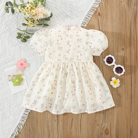 PEASKJP Formal Dresses for Girls Toddler Girls Summer Prited Short Sleeve Chiffon Swing Flowy Tulle Dress Solid Girls Dress Pink 6-12 Months
PEASKJP Formal Dresses for Girls Toddler Girls Summer Prited Short Sleeve Chiffon Swing Flowy Tulle Dress Solid Girls Dress Pink 6-12 Months