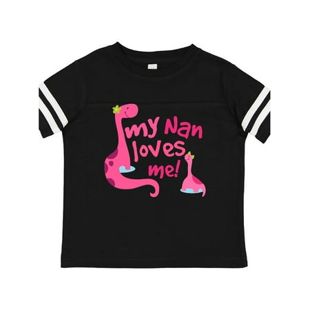 Inktastic My Nana Loves Me Girl Dinosaur Gift Toddler Toddler Girl T-Shirt 
Inktastic My Nana Loves Me Girl Dinosaur Gift Toddler Toddler Girl T-Shirt