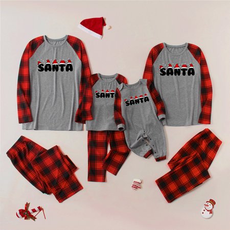 purcolt Baby Family Christmas Pajamas Matching Sets Cute Letter Plaid Print Long Sleeve Romper Jumpsuit Onesie Pjs for Baby Toddlers Holiday Family Jammies Sleepwear Loungewear Outfits
purcolt Baby Family Christmas Pajamas Matching Sets Cute Letter Plaid Print Long Sleeve Romper Jumpsuit Onesie Pjs for Baby Toddlers Holiday Family Jammies Sleepwear Loungewear Outfits