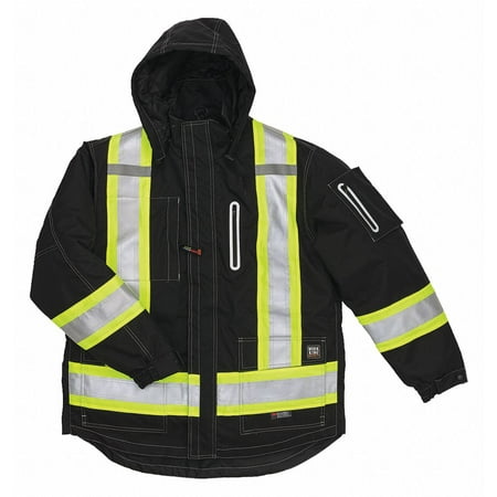Tough Duck Hi-Vis Parka Black L Size S18711