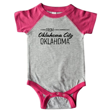 Inktastic From Oklahoma City Oklahoma in Black Distressed Text Gift Baby Boy or Baby Girl Bodysuit
Inktastic From Oklahoma City Oklahoma in Black Distressed Text Gift Baby Boy or Baby Girl Bodysuit