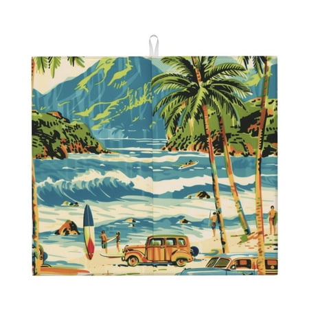 Tropical style art Oven mitts and pot holders 4-piecer high resistance tropical mitts Heat pad Heat pad for kitchen baking
Tropical style art Oven mitts and pot holders 4-piecer high resistance tropical mitts Heat pad Heat pad for kitchen baking
