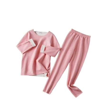 ADVEN Kid Clothes Baby Sleepwear Round Neck Teens Girl Suits Pajama Sets Multicolored Indoor Keep Warm Breathable Thermal Underwear Pink
ADVEN Kid Clothes Baby Sleepwear Round Neck Teens Girl Suits Pajama Sets Multicolored Indoor Keep Warm Breathable Thermal Underwear Pink