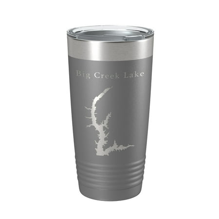 Big Creek Lake Map Tumbler Travel Mug Insulated Laser Engraved Coffee Cup Alabama 20 oz Dark Gray
Big Creek Lake Map Tumbler Travel Mug Insulated Laser Engraved Coffee Cup Alabama 20 oz Dark Gray
