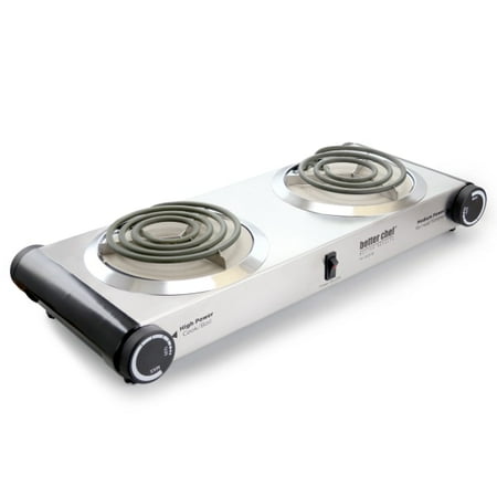 Better Chef Dual-Burner Electric Countertop Range 3-3/4 H x 21 W x 9 D Stainless Steel
Better Chef Dual-Burner Electric Countertop Range 3-3/4 H x 21 W x 9 D Stainless Steel