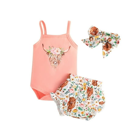 Infant Girls Sleeveless Cartoon Printed Romper Bodysuit Tops Shorts 2PCS Outfits Clothes Set Child Leisure Outwear
Infant Girls Sleeveless Cartoon Printed Romper Bodysuit Tops Shorts 2PCS Outfits Clothes Set Child Leisure Outwear