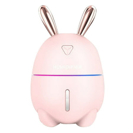 Mini USB Humidifier Mini Bunny Breathing Light Hydrating Spray Portable Humidifier