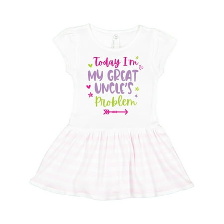 Inktastic Child Funny Today Im My Great Uncles Problem Gift Toddler Girl Dress 
Inktastic Child Funny Today Im My Great Uncles Problem Gift Toddler Girl Dress