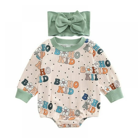 Bullpiano 0-18M Infant Baby Girl Long Sleeve Ruffles Romper Bodysuit Outfit Clothes+Headband
Bullpiano 0-18M Infant Baby Girl Long Sleeve Ruffles Romper Bodysuit Outfit Clothes+Headband