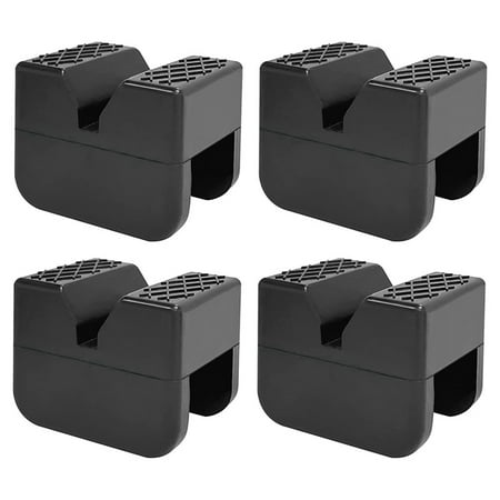 Jacks Stand Pads Universal Rubber Jacks Pad Adapter Rail Pinch Welds Protector 4 Pack