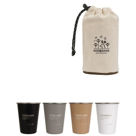 4 Pcs 350ML 304Stainless Steel Camping Cup Mug Camping Hiking Portable Tea Coffee Beer Cup with Black Bag
4 Pcs 350ML 304Stainless Steel Camping Cup Mug Camping Hiking Portable Tea Coffee Beer Cup with Black Bag