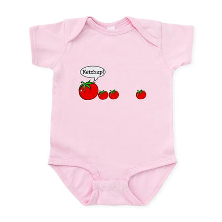 CafePress - Ketchup Joke Baby Light Bodysuit - Baby Light Bodysuit Size Newborn - 24 Months