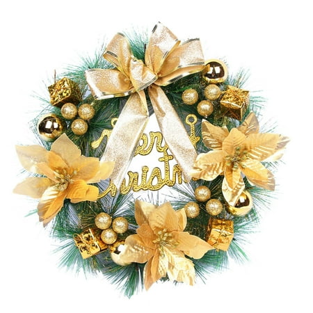 Christmas Decoration Wreath For Front Door Wall Hanging Ornament For Xmas Party Indoors Outdoors Home Decor New Year Decoration
Christmas Decoration Wreath For Front Door Wall Hanging Ornament For Xmas Party Indoors Outdoors Home Decor New Year Decoration