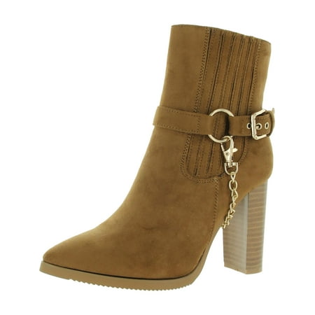 New York & Company Womens Harness Chain Ankle Boots