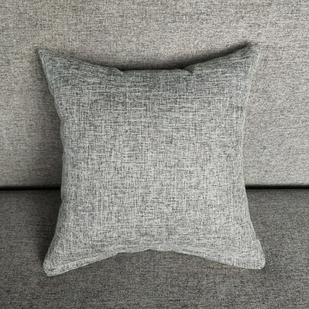 Decorative Lining Linen Square Pillow Sofa Cushion Light Linen 40 CM