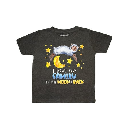 Inktastic I Love my Family to the Moon and Back Cute Sheep Gift Toddler Boy or Toddler Girl T-Shirt
Inktastic I Love my Family to the Moon and Back Cute Sheep Gift Toddler Boy or Toddler Girl T-Shirt