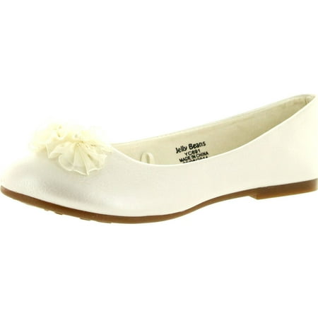 Jelly Beans Girls Cici Cute Dress Flats Shoes Pearl 9