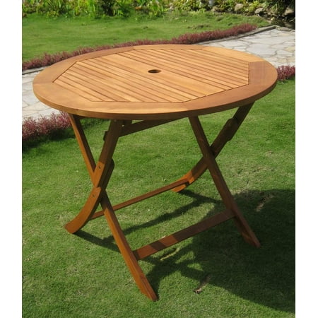 Balau Wood Folding Patio Table