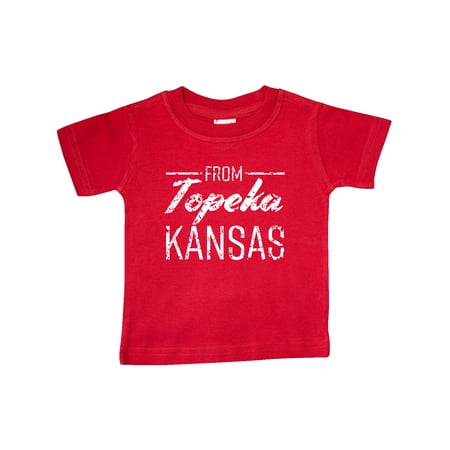 Inktastic From Topeka Kansas in White Distressed Text Gift Baby Boy or Baby Girl T-Shirt
Inktastic From Topeka Kansas in White Distressed Text Gift Baby Boy or Baby Girl T-Shirt