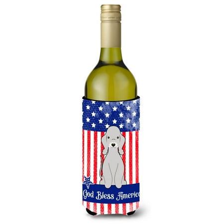 Carolines Treasures BB3085LITERK Patriotic USA Bedlington Terrier Blue Wine Bottle Beverge Insulator Hugger Wine
Carolines Treasures BB3085LITERK Patriotic USA Bedlington Terrier Blue Wine Bottle Beverge Insulator Hugger Wine