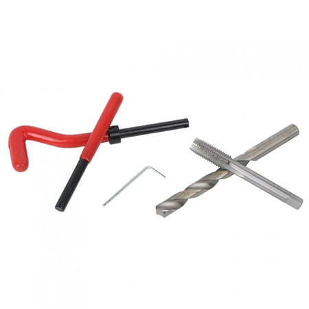 Service Life M10 Thread Repair Kit 25pcs Thread Repair Kit Easy Storage Common Steel Materials Blind Hole Processing Processing Machinery For Repair Work
Service Life M10 Thread Repair Kit 25pcs Thread Repair Kit Easy Storage Common Steel Materials Blind Hole Processing Processing Machinery For Repair Work