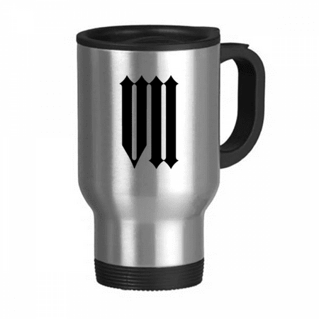 roman numerals seven in black travel mug flip lid stainless steel cup car tumbler thermos
roman numerals seven in black travel mug flip lid stainless steel cup car tumbler thermos